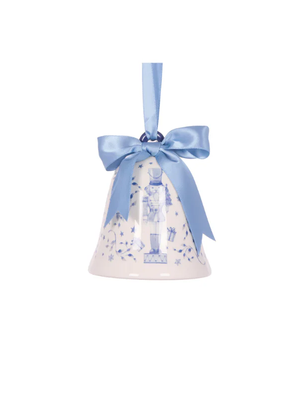 HOLLY AND IVY NUTCRACKER WONDERLAND BELL ORNAMENT