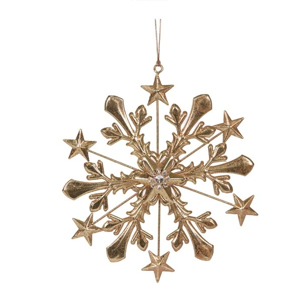 HOLLY AND IVY INTRICATE JEWELED ORNAMENT
