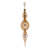 HOLLY AND IVY GOLD REFLECTOR DROP FINIAL