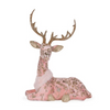 HOLLY AND IVY LYING FLORAL LACE REINDEER