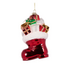 SANTA BOOTS WITH PRESENTS ORNAMET 