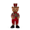 HOLLY AND IVY TRADITIONAL RED TARTAN MR BEAR