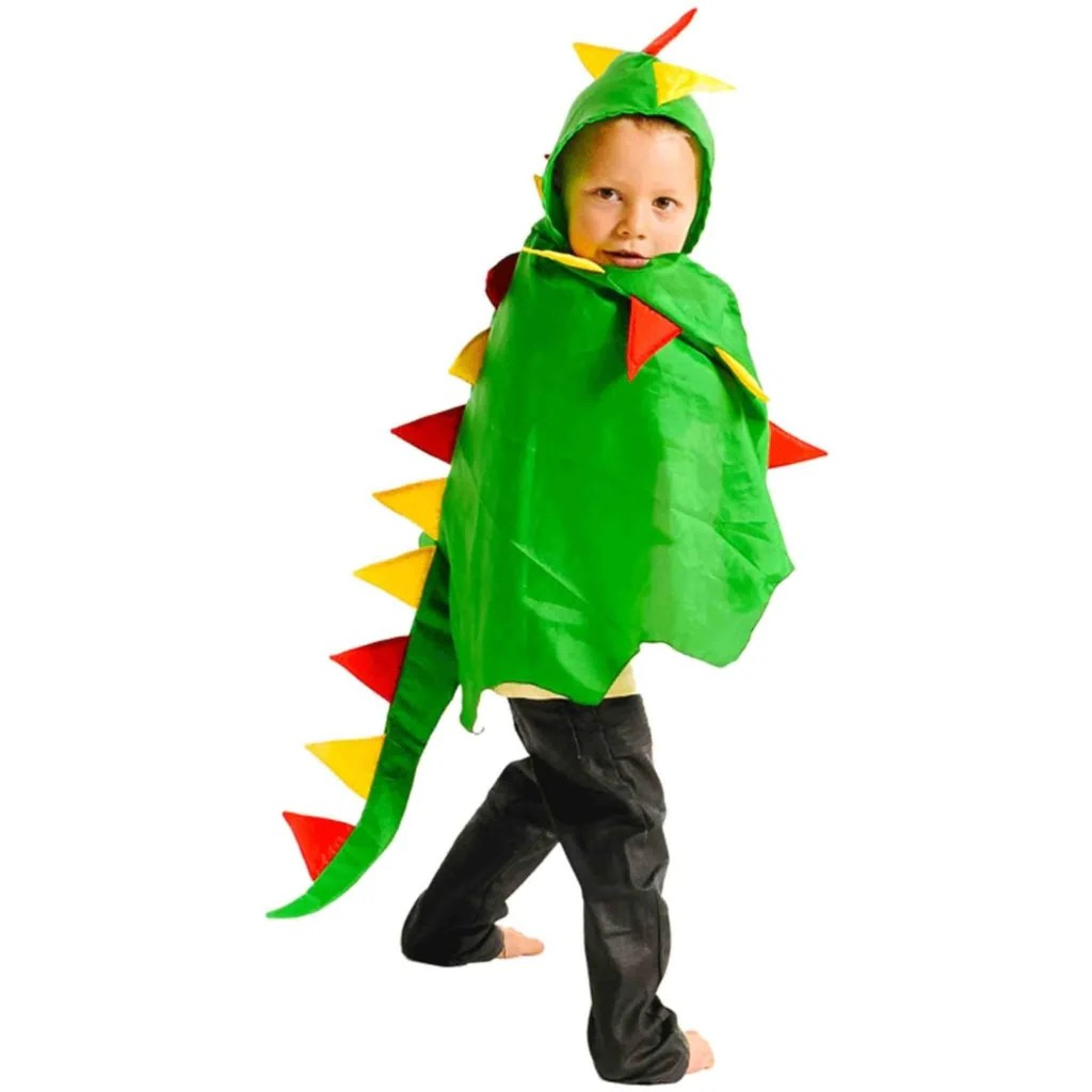 LETS DRESS UP GREEN DRAGON CAPE