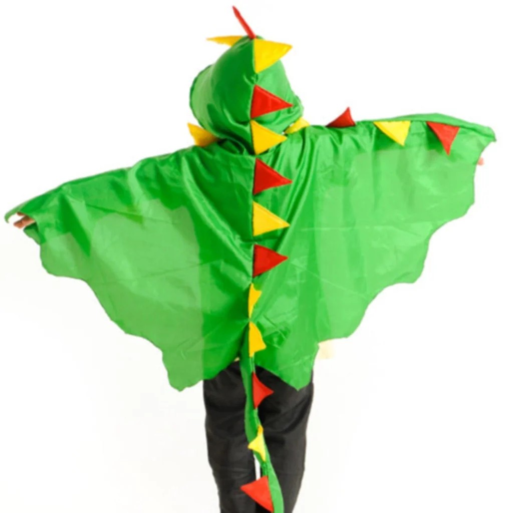 LETS DRESS UP GREEN DRAGON CAPE